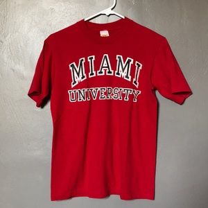 Vintage Miami University tee shirt